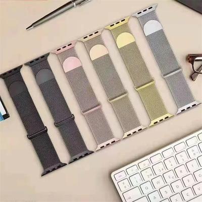 Milánský řemínek pro Apple Watch Band Ultra 49 mm 10 9 8 7 46 mm 42 mm 45 mm 41 mm magnetický náramek iWatch 6 5 4 SE 44 mm 40 mm pásek