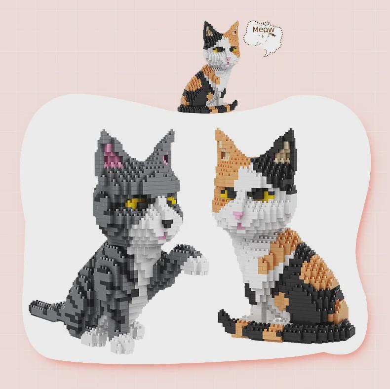 Balody 16036 Small Pet Cat Building Blocks - Children's Educational Toy