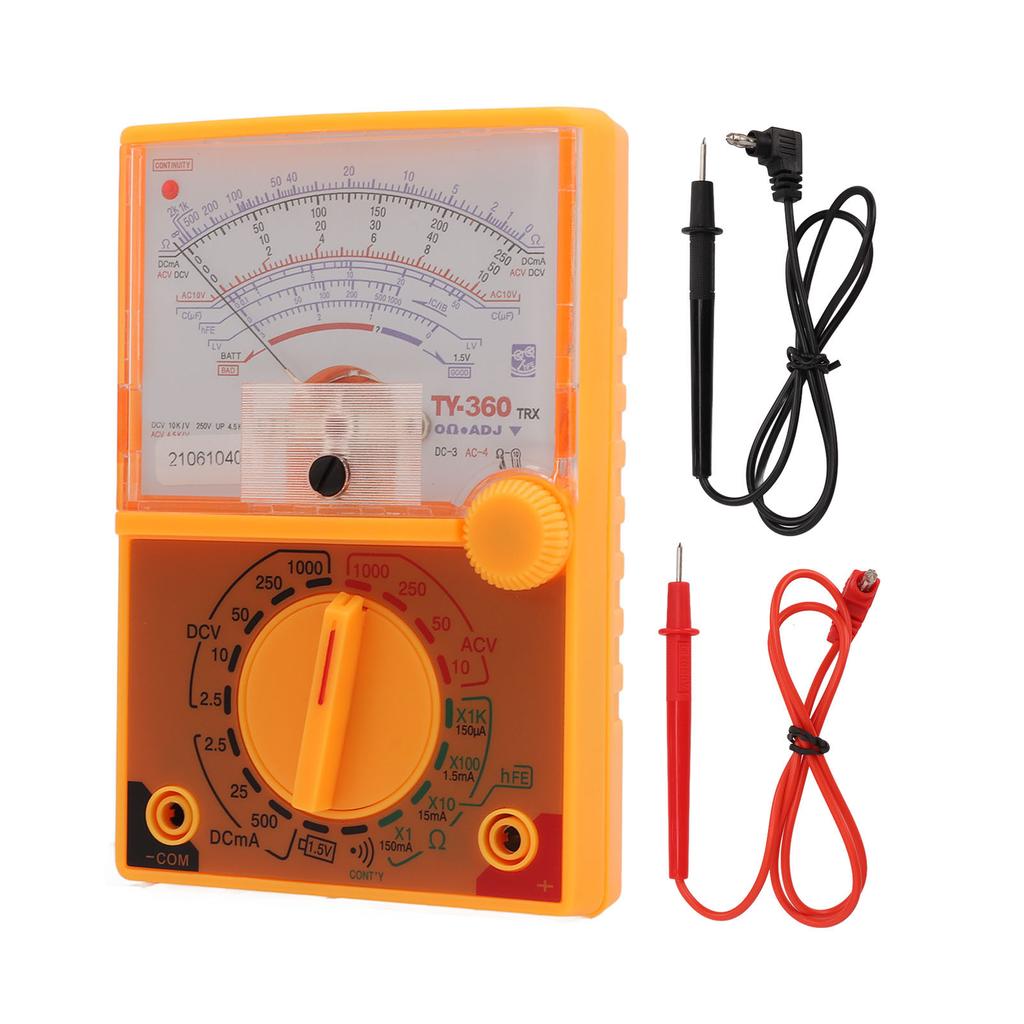 Multimeter High Definition Scale Multiple Measuring Ranges Humanized Design Small Safe Pointer