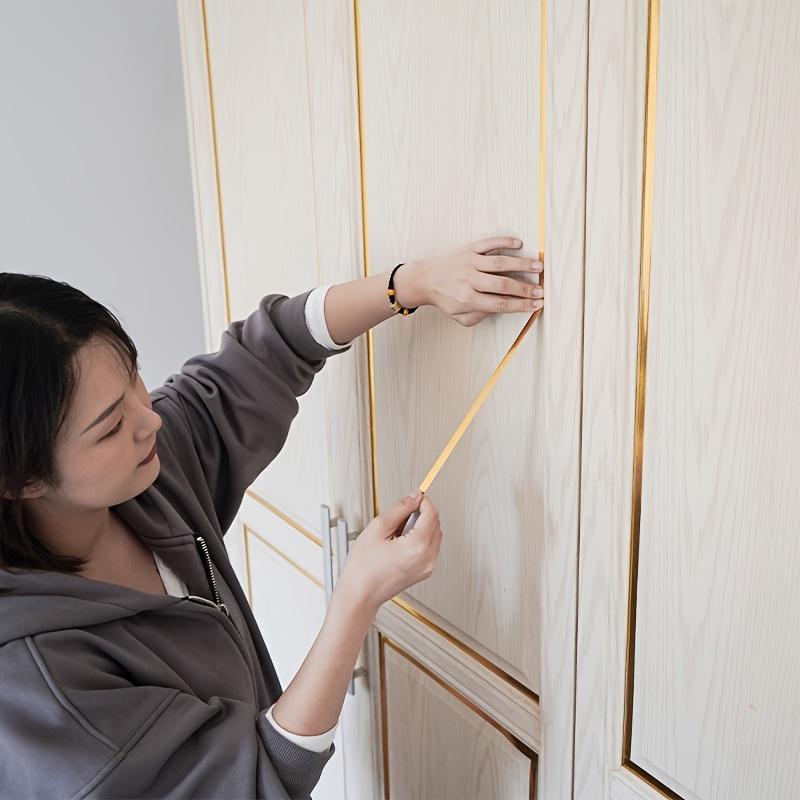 1 Roll  Modern Style Edge Banding Stickers, Suitable for Wardrobe Border Wrapping, Wall Edge Decoration, Home Decoration and Beautification Stickers