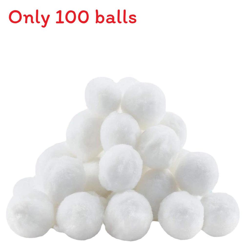 Water Filtration Media With White Fiber Ball For Pool And Aquarium Purification