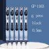 M&G Gel Pen 0.5mm, Black/Blue, Soft Grip, Refillable, Suitable for Students and Office Use