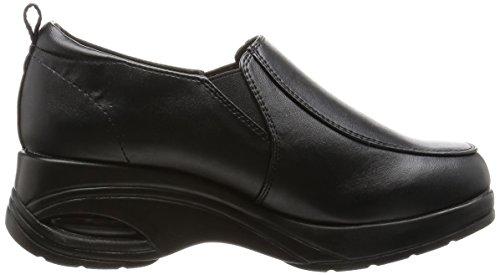 Mogabi Set MB327 Women's Black Flat Shoes, Size 22.5 Cm, 3E