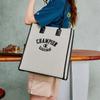 Champion FW24 Campus Tote Vintage Letter Texture Embroidered Logo Design Casual Simple Daily Commuting Fashion Versatile Unisex Shoulder Bag U4CACPU19