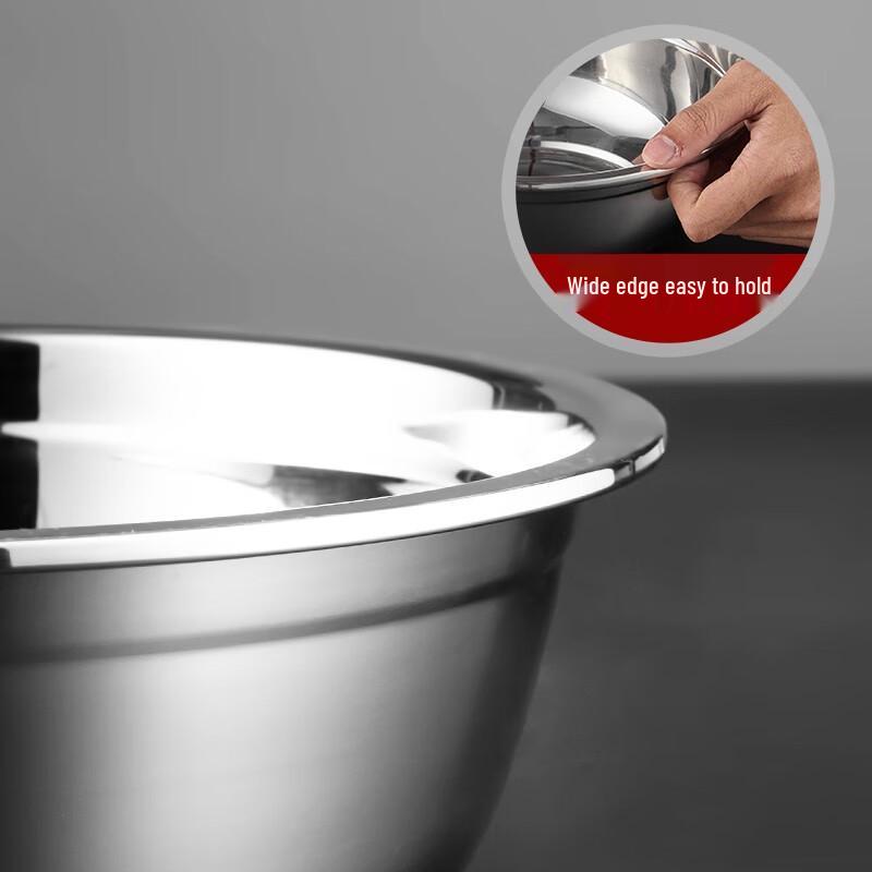 18CM 304 Stainless Steel Induction Soup Bowl