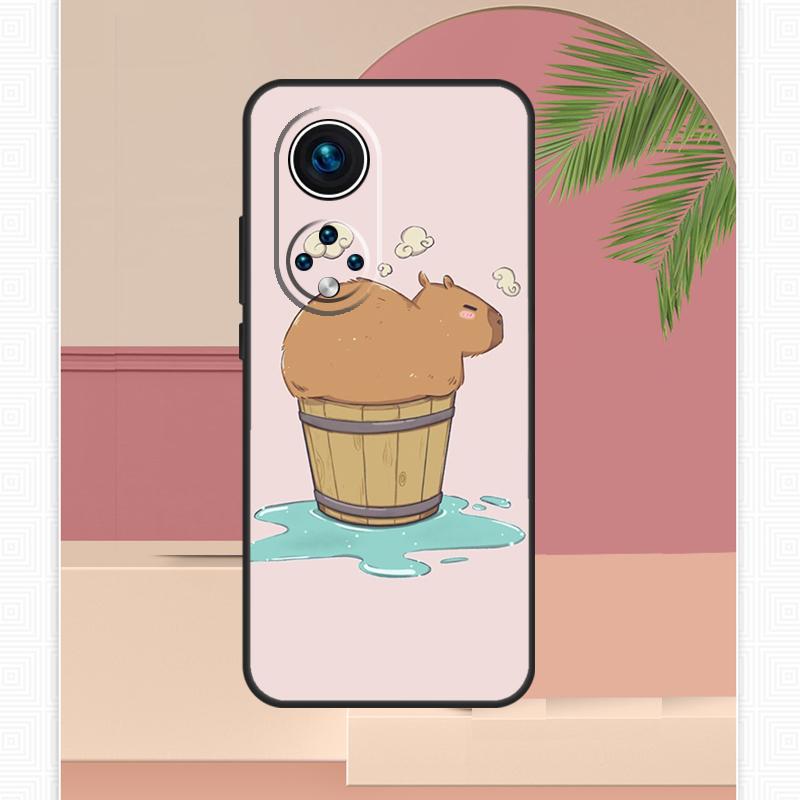 Capybara Spa Case For Honor Magic 5 6 7 8 Pro Honor X9c X9b X9a X8b X8a X8c 50 70 90 400 200 Lite Cover