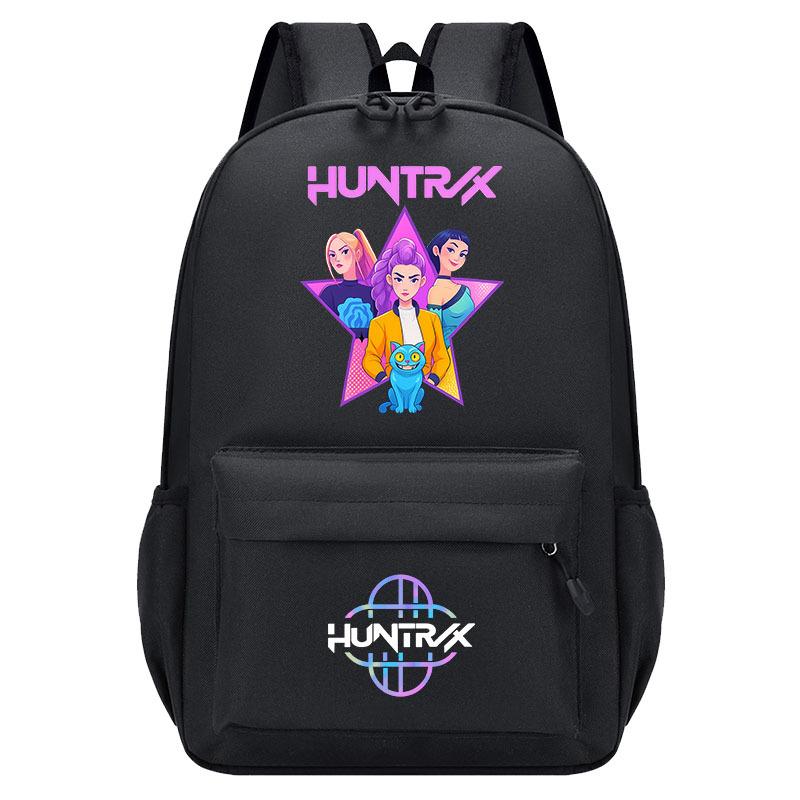 Kpop cazademonios cazademonios grupo de chicas mochila periférica niño niña estudiante mochila de dibujos animados niños de moda