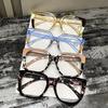 New Large Frame Reading Glasses Vintage HD Comfortable Anti Blue Light Presbyopia Glasses for Women Decorative Eyeglasses To+4.0