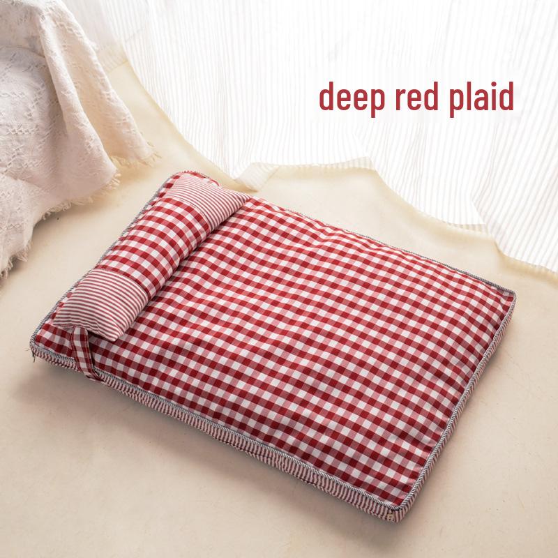 Removable and Washable Pet Bed for All Seasons - Dog and Cat Cushion Mat