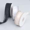 Romantic Solid Color Polyester and Cotton Splicing Soft Skirt Ribbon DIY Bow Hair Braiding Hair Ornaments Wedding Handmade Gift Decorative Ribbon