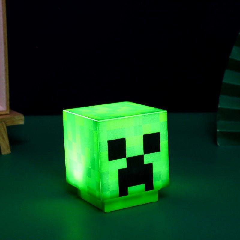 Night Light Minecraft Bottle Bee Salamander Creeper Building Block Lamp Gift