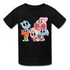 T-shirts Rétro The Amazing World Of Gumball Pour Enfantos,