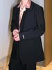 Men's High-End Vintage Casual Suit Jacket with Shoulder Pads