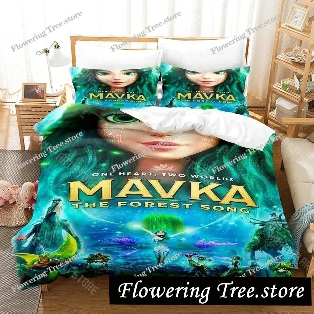 3D-Druck Mavka Das Lied des Waldes Bettwäsche-Set Jungen Mädchen Twin Queen King Size Bettbezug Kissenbezug Bett Jungen Erwachsene029