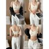 Women Seamless Ice Silk Lift Bra Soft Support Fixed Cup Gathering Beauty Back Bralette