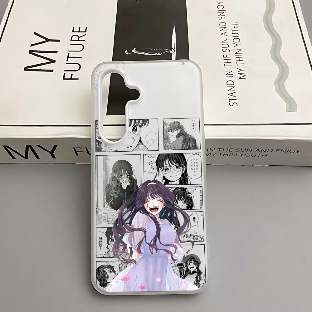 

kaoru hana wa rin to saku Kaouruko Waguri Phone Case for Samsung A56 A16 A36 A26 A55 A54 A15 A35 A25 White 2-in-1 Jelly case Galaxy A15 5G
