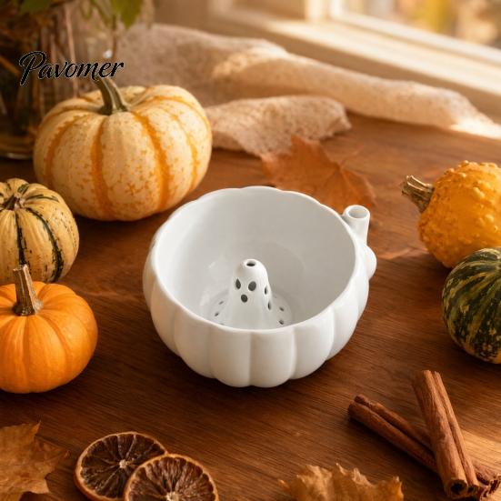 PLA Candy Swirl Bowl Halloween Bowl, Ghost Center Berry Wash with 360 Degree Rotating Vortex Face Spin Function, Fruit Strainer Basket, for Snacks And