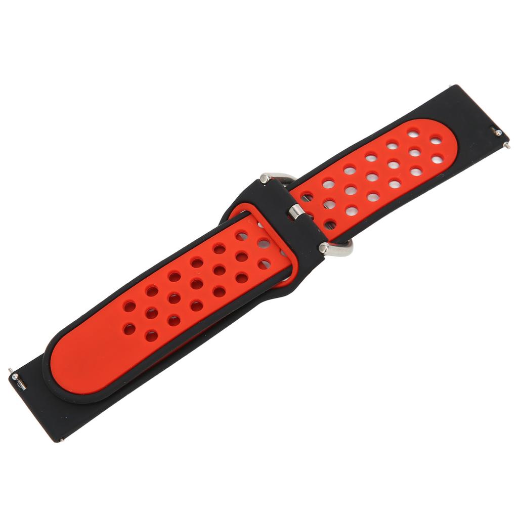 20mm Soft Silicone Watch Band Strap Wristband Replacement with Holes for GTS 3