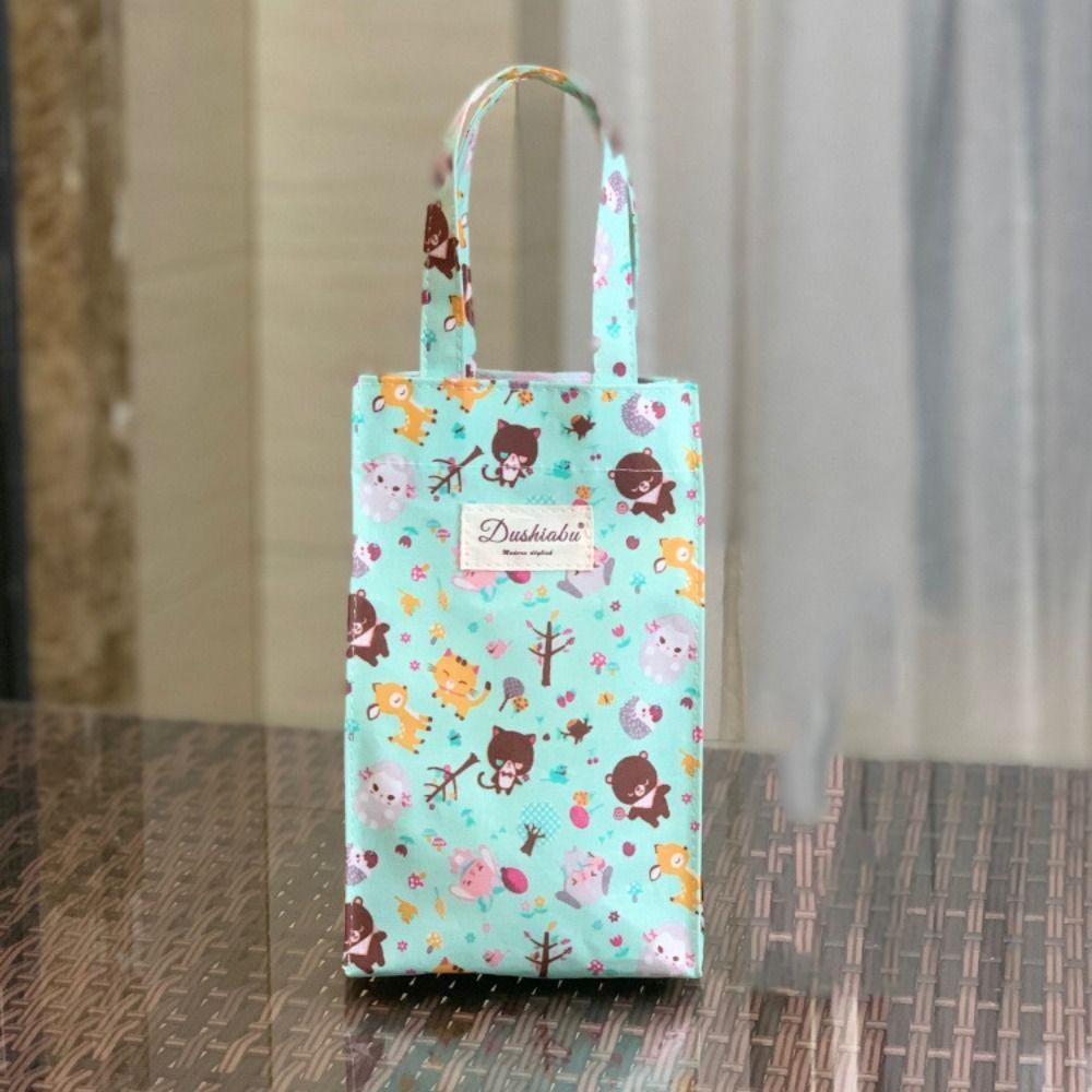 Hand Carrying Water Bottle Handbag Oxford Umbrella Bag Portable Insulated Cup Holder