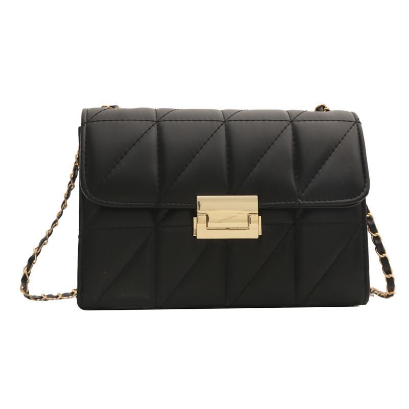 Stylish Retro Small Square Shoulder Bag For Women 2024 Trendy Casual Chain Bag