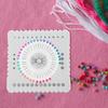 1Set 20Cm Braiding Plate with Pins Handmade Weaving Disk for Bracelet Beading Cord DIY Sewing Craft Supplies Kumihimo Disk