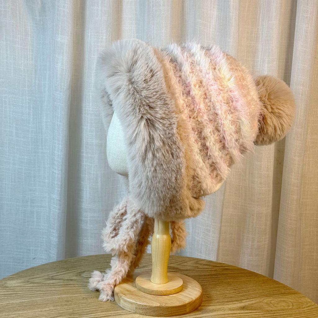 Lei Feng Hat Women's Plus Velvet Thickened Warm Windproof Earproof Hat Northeast Cycling Coldproof Wool Hat