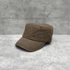 High-End Heavy Industry Man-Pattern Cotton Ripped Flat-Top Hat Mu Ye Same Tooling Wind Baseball Cap Cotton Men'S And Women'S Truck Hat