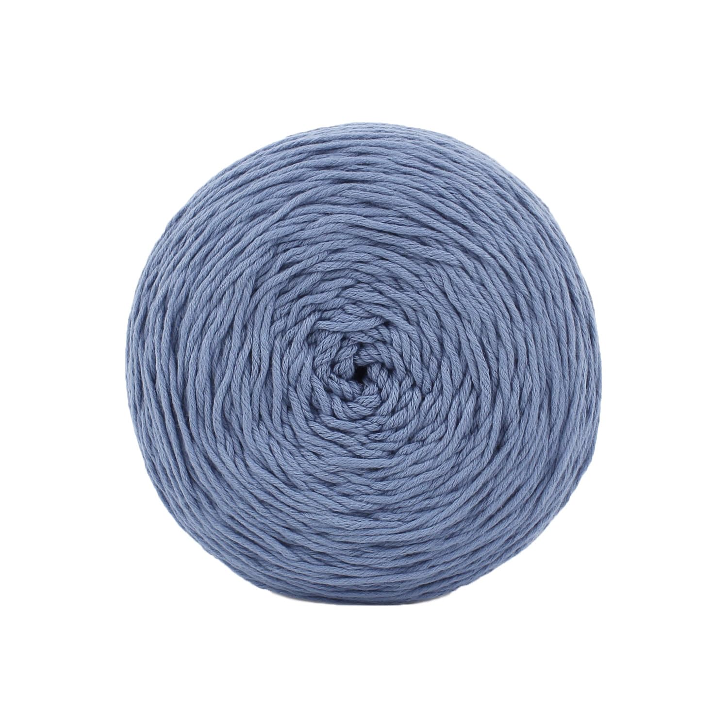 

GRANDE Large Capacity 100% Cotton Knitting Cot, Soft Knitting Yarn for Bags, Cotton Crochet Yarn, 300g±15g, 317m±5% (Denim Blue)