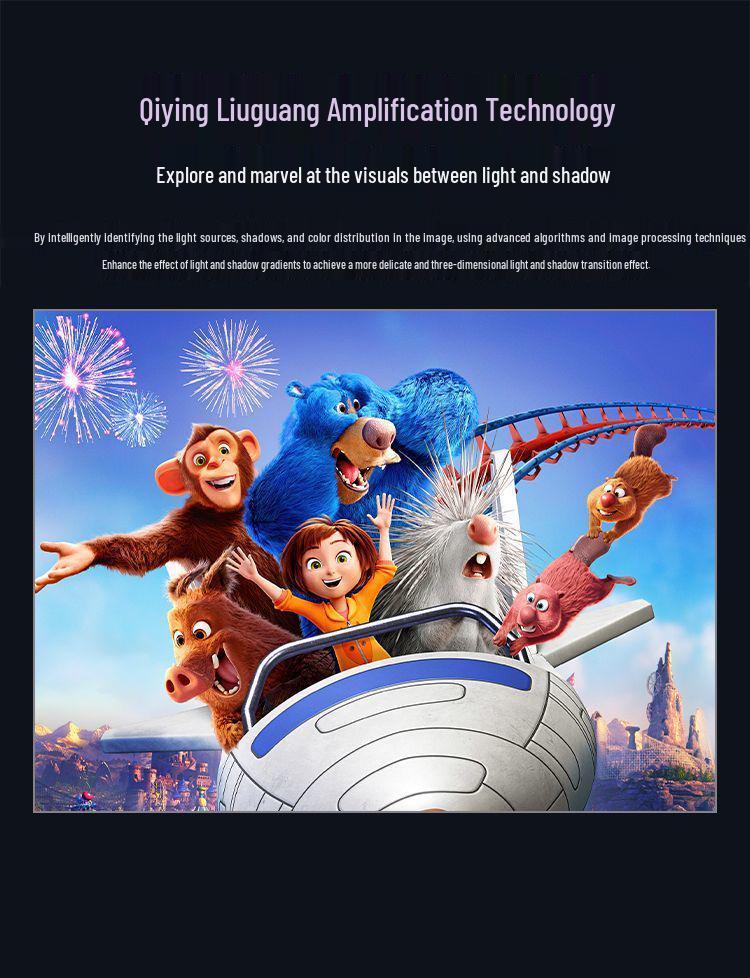 4K Ultra HD Smart Projector with Daylight Visibility, Bluetooth, and 5G Screen Casting for Home Theater