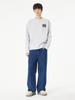 Studio Tomboy [Men] Fade Logo Long Sleeve T-Shirt_Melange Gray 91M5122211