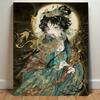1000pcs Puzzle Art Wall Decoration - Beautiful Golden Phoenix Ancient Woman Puzzles, Home Wall Art Decoration, Suitable for Birthday And Holiday Gifts
