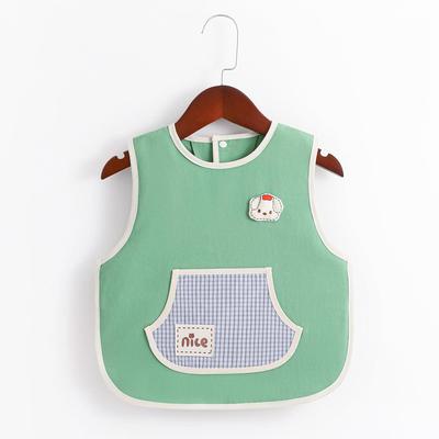 Waterproof Baby Bibs: Sleeveless, Anti-Stain, Solid Food Cartoon Coveralls for Infants and Toddlers