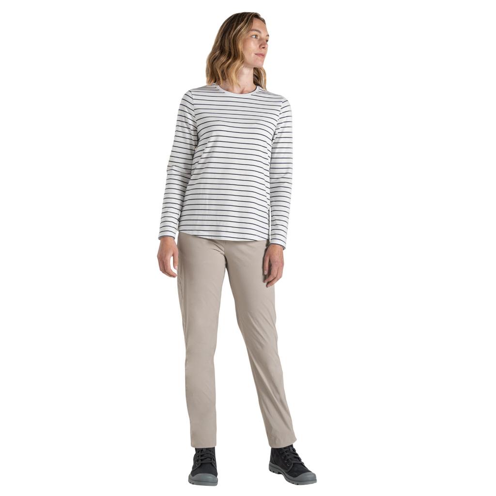 CRAGHOPPERS Dámské/Dámské tričko Akona Stripe Nosilife s dlouhým rukávem