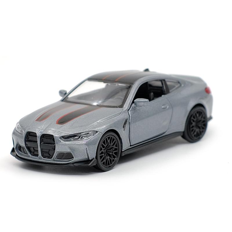 EZED9 RMZ CITY 1:36 BMW M4 CSL Sport Car Alloy Diecast Car Model Toy With Pull Back For Children Gifts Toy Collection
