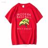 T-shirt en Coton Esprit Saint Baseball Moderne Tailles Complètes S 5xl Sn74 Manches Longues Ou Courtes Lavage Vintage Élégant Respirant Décontracté