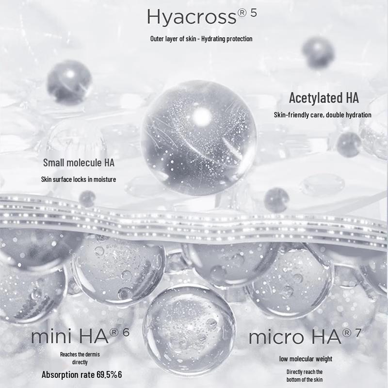 RunBaiYan Hyaluronic Acid Hydrating Essence Water & Emulsion Set