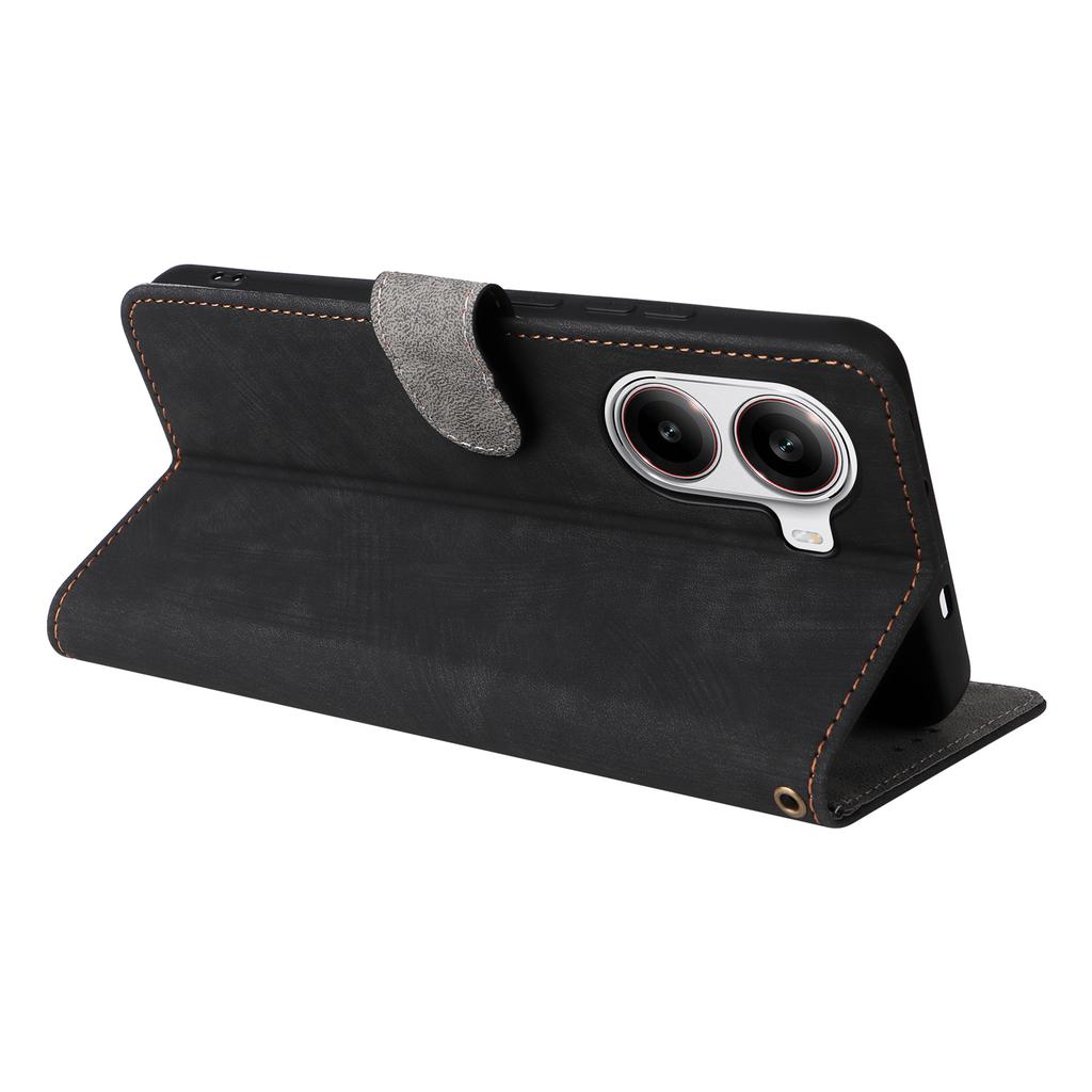 For Xiaomi Poco X7 Pro 5G/Redmi Turbo 4 5G Wallet Case RFID Blocking PU Leather Cover Viewing Stand