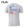 HUK Men's Short-Sleeve Breathable Quick-Dry Sun Protection Fishing Suit, Taiwan Fishing, Sea Fishing, Boat Fishing, Fishing Clothing