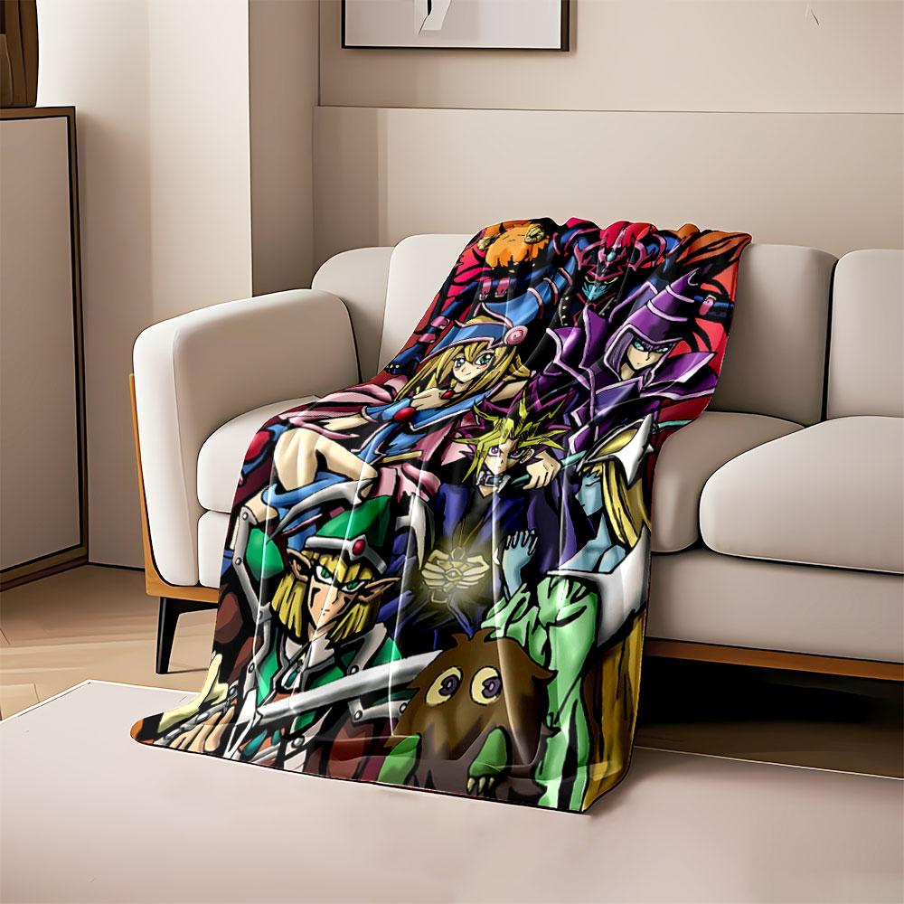 

Fantasy-themed characters with vibrant colors and distinct outfits. for all seasons blanket lunch break throw gift 80cm x 120cm
