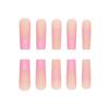 Minimalist Glitter Heart French Press-On Nails Set Valentines Day Wearable Nail Tips