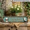 2D Flat, Humorous Toilet Paper Aluminium Decorative Sign - Vintage Bathroom Wall Decor with Funny TP Phrases, Suitable for Bathrooms, Cafes, Bars
