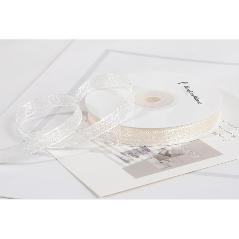 1cm Bubble Yarn  Ribbon  Lace  Flower Snow Yarn  Bow  Tie  Bouquet  Webbing  and Colorful Ribbon Packaging