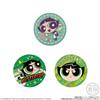 Bandai Powerpuff Girls Embroidered Can Badge Biscuit Biscuit Candy Toy [Box Set of 12]