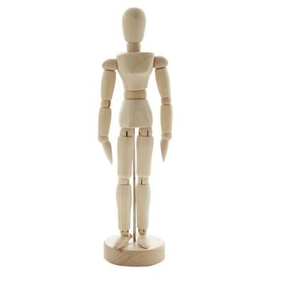 Multi-layered Wooden Ball-jointed Doll, 1 Piece