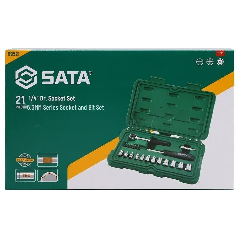 SATA 09521 21-Piece Automotive Tool Kit