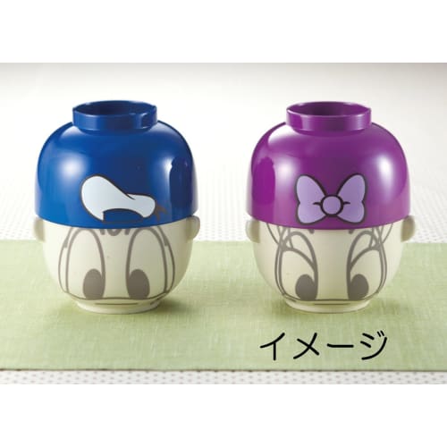 Sun Art Disney Donald Duck Hat Soup Bowl & Rice Bowl Set (Large) SAN2307-3