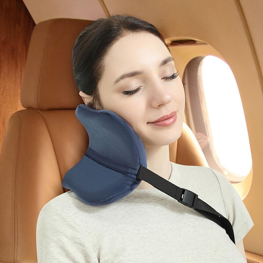New Travel Pillow for Driving Sitting and Flying Supports Neck and Head with Reclining Support Side Sleeping Head Pillow
