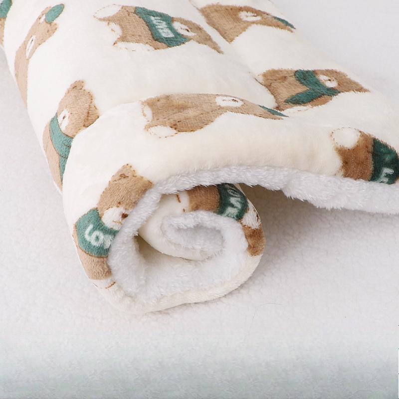 Weiche Flanell Verdickte Haustier Weiche Fleece Pad Haustier Decke Bett Matte für Welpen Hund Katze Sofa Kissen Hause Teppich Halten warme Schlaf Abdeckung