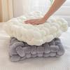 Knotted Square Cushion Nordic Aesthetic Stuffed Pillow Office Chair Decorative Plush Pillow Sleeping Back Knot Hand-made Cushion