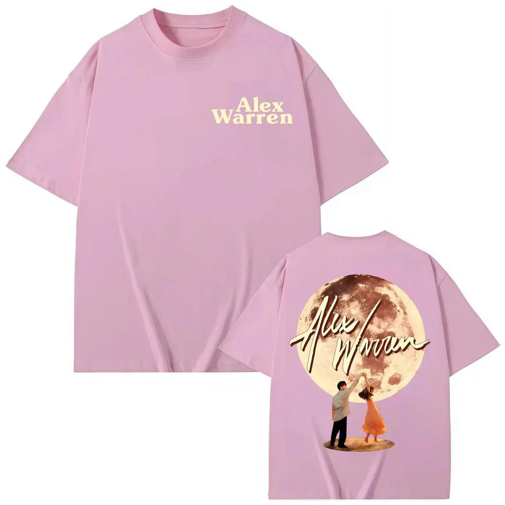Singer Alex Warren Album Poster Graphic T Shirts Fashion Y2k Short Sleeve Tshirt Unisex Unisex Summer High Quality Cotton Tshirts